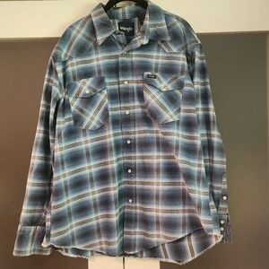 Wrangler Cowboy Brushpopper Longsleeve Button-up Shirt